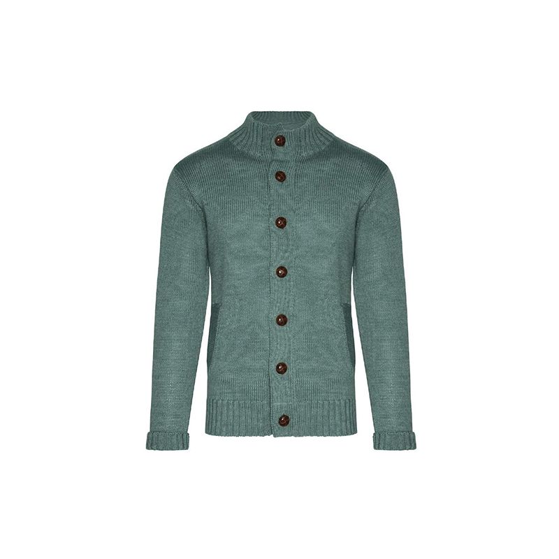Cardigan Berpoket Bertali Kabel