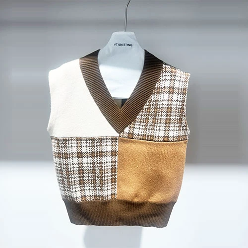 Vest Percutian Wanita Cropped
