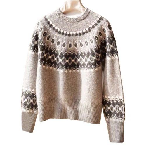 Designer Fair Isle Sweater