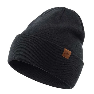 100 Merino Wool Beanie Lelaki