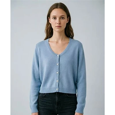 Wanita Sweater Terpotong