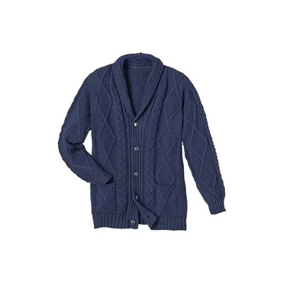 Cardigan Bulu Lelaki dengan Poket