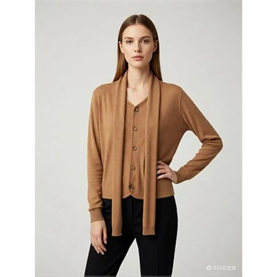 Baju Rajut Campuran Kasmir Asas Wanita
