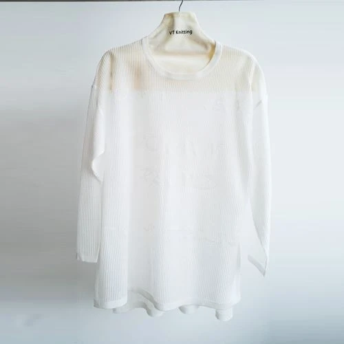 Sweater Knit Kabel Bulu Putih